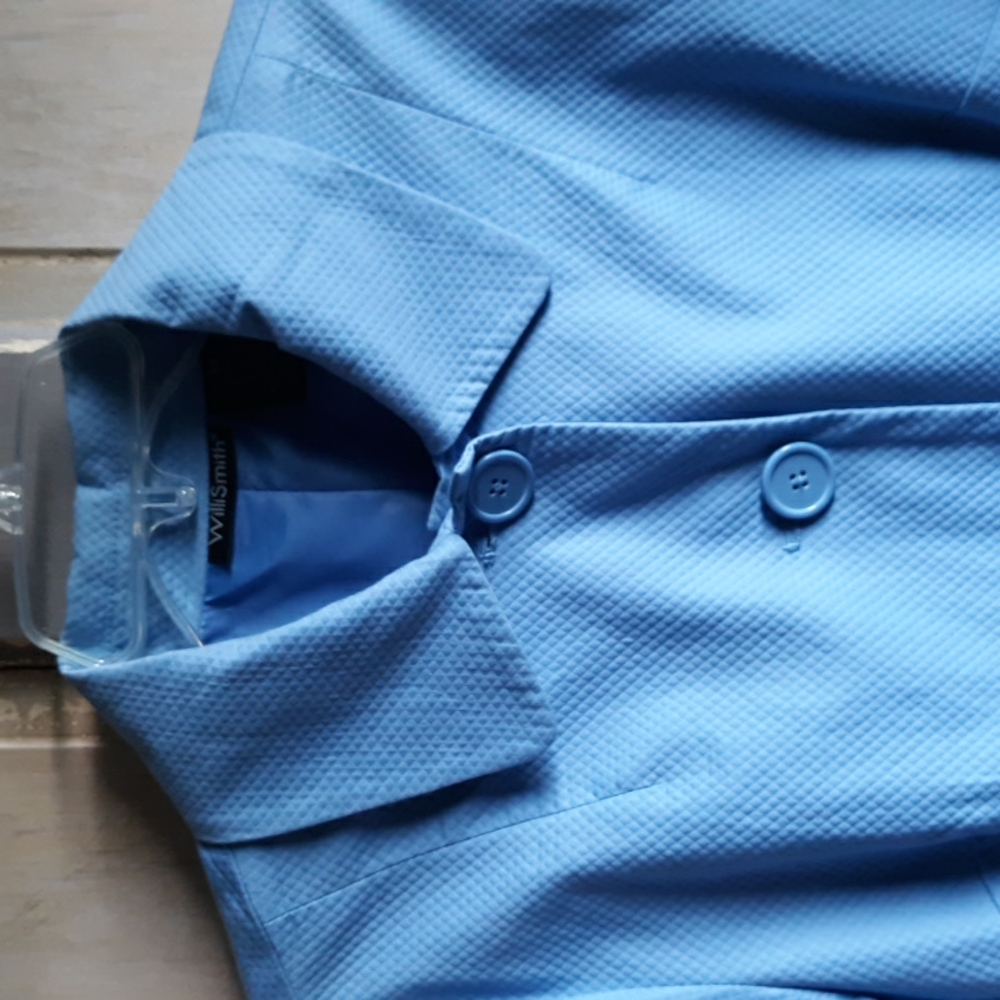 Willi Smith Periwinkle Blue Jacket - image 3